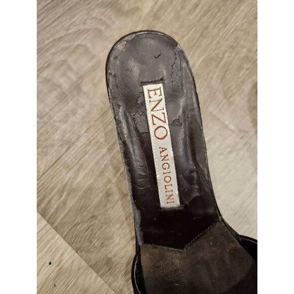 Vintage Enzo Angiolini Slide on heeled shoes size 6M - Picture 6 of 11